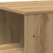vidaXL - Salontafel - 90x67x33 - cm - bewerkt - hout - artisanaal - eikenkleurig