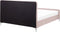 LUNAN - Tweepersoonsbed - Pastelroze - 160 x 200 cm - Fluweel