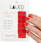 LAUED Nagelstickers - Nail Wraps - 16 Extreem Dunne Nagellak Stickers - Manicure Nail Art Folie - Fire Rose