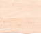 vidaXL - Wastafelblad - 60x50x2 - cm - onbehandeld - massief - hout