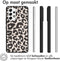 iMoshion Hoesje Geschikt voor Samsung Galaxy A53 Hoesje Siliconen - iMoshion Design hoesje - Zwart / Leopard