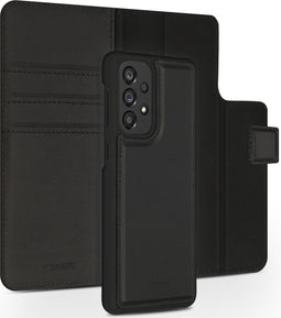Accezz Samsung Galaxy A33 - 2 in 1 Wallet Bookcase - Uitneembare backcover - Zwart
