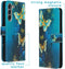 iMoshion Hoesje Geschikt voor Samsung Galaxy S23 Plus Hoesje Met Pasjeshouder - iMoshion Design Softcase Bookcase - Blauw / Blue Butterfly
