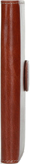 Mobiparts Excellent Wallet Case - Flip Cover - Echt leder - Bruin (iPhone 13 mini)