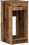 vidaXL - Computertorenstandaard - met - lade - 35x45x77 - cm - oud - houtkleurig