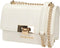 Valentino Bags Anastasia - Dames schoudertas - Imitatieleer crocoprint - Ecru