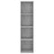 Tv-wandmeubel 37x37x142,5 cm bewerkt hout betongrijs