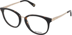 Guess GU5218 - Bril - Ronde monturen - Bruin