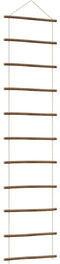 vidaXL - Wanddecoratie - laddervormig - 50x200 - cm - naturel - tak