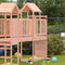 vidaXL Speeltoren met rotswand 53x110,5x214 cm massief douglashout