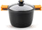 Casserolepan met deksel BRA A273907 Gehard aluminium (11 L)