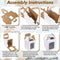 Taartdoos taartdoos geschenkdoos karton transparant hoog 2 stuks grote taartbox taarttransportbox