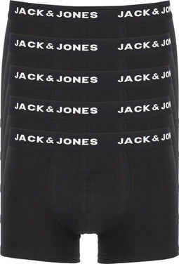 Jack & Jones - Boxershorts - 5-pack - Zwart