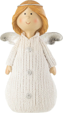 J-Line figuur Engel - polyresin - wit - small