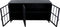 HSM Collection Dressoir Manhattan- metaal/glas - zwart