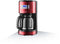 Grundig KM 6330 - Filter Koffiezetapparaat - 12 kopjes - zwart / rood