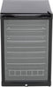 Husky KK111-BK-NL-HU - Koelkast Tafelmodel - Glazen Deur - 130 Liter - 40dB - Zwart
