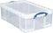 Really Useful Box - Opbergdoos 50 liter - Stapelbaar met deksel - Transparant