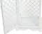 Straatlantaarn DKD Home Decor 24 x 24 x 74 cm Verouderde afwerking Kristal Metaal Wit Arabisch