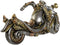 Decoratieve figuren Home ESPRIT Grijs Multicolour Motorfiets 30 x 11 x 14 cm