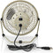 Nedis FNDK1GY15 - Miniventilator - USB-aansluiting - Grijs