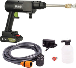 BREND BR-2235 - Draadloze Hogedrukreiniger - 40 Bar met Accu en Verstelbaar Mondstuk - Zwart