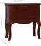 vidaXL - Nachtkastje - 60x30x60 - cm - massief - mahoniehout - klassiek - bruin