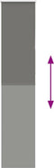 vidaXL - Rolgordijn - verduisterend - 45x210cm - stofbreedte - 40,7 - cm - polyester