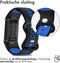 imoshion Siliconen sport bandje - Geschikt voor Fitbit Charge 5, Charge 6 - Zwart - One Size