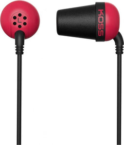 Koss PLUG R - In Ear hoofdtelefoon - ANC - Rood