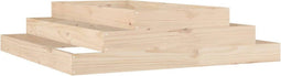 vidaXL - Plantenbak - 110x110x27 - cm - massief - grenenhout