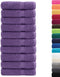 vidaXL - Badhanddoeken - SOLUND - 10 - st - 600 - g/m² - 70x140 - cm - paars