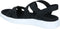 ECCO Flowt W - Platte sandalen - Voorgevormd voetbed - Zwart - Maat 38