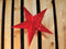 Paperstar - ster - hangend - rood - 60 cm - 230 V - E14-lamp niet meegeleverd