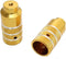HZB pegs BMX Freestyle - 110 mm - staal - goud - 2x stuks