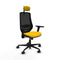 Bureaustoel Piqueras y Crespo D036N2W Geel