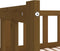 vidaXL - Slaapbank - uitschuifbaar - grenenhout - honingbruin - 2x(90x190) - cm