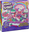 Kinetic Sand - Eenhoorn Koninkrijk-speelset - 907 g glanzend zand met 8 stuks gereedschap