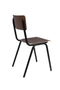 Zuiver Back To School Eetkamerstoel - Matte - Bruin - Set van 4