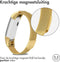 iMoshion Bandje Geschikt voor Fitbit Alta (HR) Maat M - iMoshion Milanees magnetische band - goud
