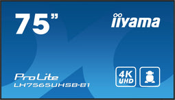 Iiyama ProLite LH7575UHS-B1AG - LCD Monitor - 75" 4K IPS 60Hz - Zwart
