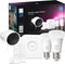 Philips Hue Secure Starterkit - Beveiligingscamera met 2 contactsensoren en 2 lampen E27 - Wit