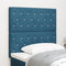 vidaXL - Hoofdbord - met - Cristal - Knoppen, - Ge - tufted, - Donkerblauw, - 100 - cm, - Fluweel