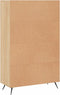 vidaXL - Hoge - kast - 69,5x31x115 - cm - bewerkt - hout - sonoma - eikenkleurig