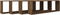 vidaXL - Wandschappen - kubus - 4 - st - 100x15x30 - cm - bewerkt - hout - bruineiken