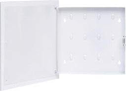 vidaXL - Sleutelkast - met - magneetbord - 35x35x4 - cm - wit