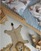 Studio Ditte Strepen Hoeslaken - 90 x 200 cm - Steenblauw