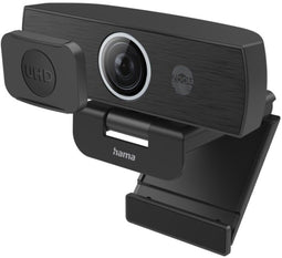 Hama C-900 Pro - 4K-webcam 3840 x 2160 Pixel - Klemhouder - Zwart