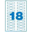 Klika - laser A4 creme 70x20mm 20vel - 8 stuks