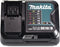 Makita DC10SB - Oplader 12 V Max 5,0 A - Laadstatus indicator